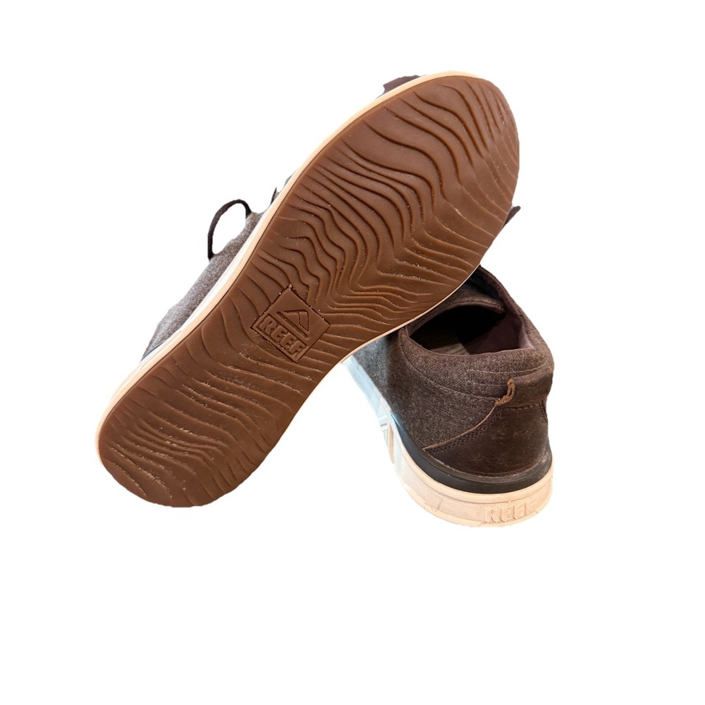 REEF‎ MEN'S ROVER LOW TX SHOE Beach Comfort Canvas Brown sz 8 Shoes Lightweight - Picture 5 of 6